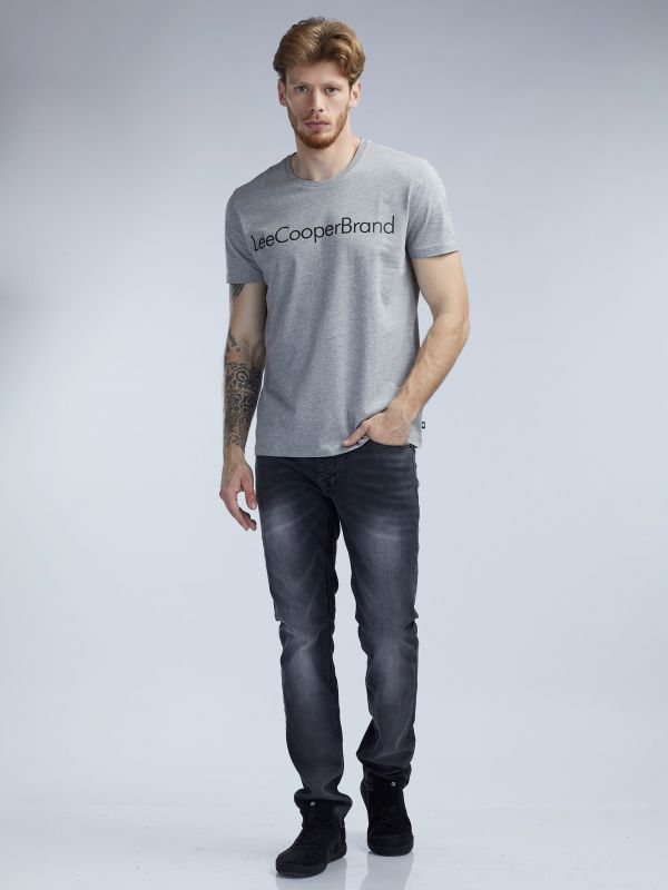 ג’ינס אפור משופשף