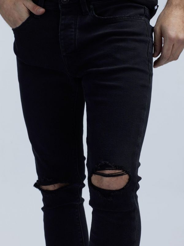 MARTIN סקיני ג’ינס קרעים בברכיים