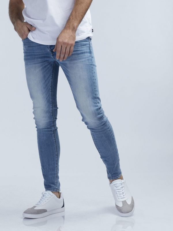 MARTIN ג’ינס סקיני בהיר משופשף