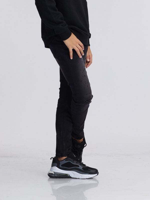 ג’ינס כתמי צבע