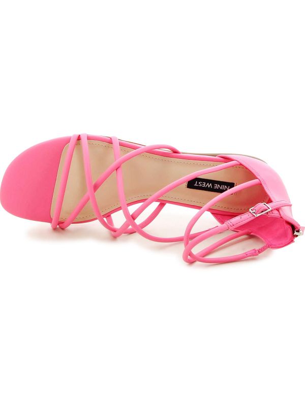 WHISPER סנדלי גלדיאטור רצועות מעוגלות