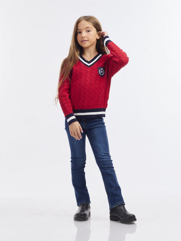 ג’ינס כהה מעוצב