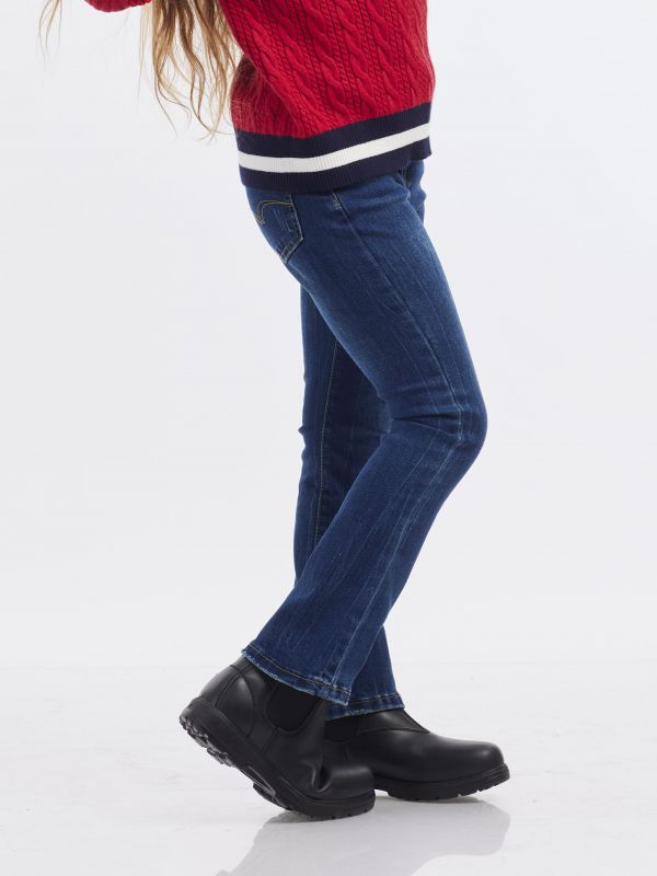 ג’ינס כהה מעוצב