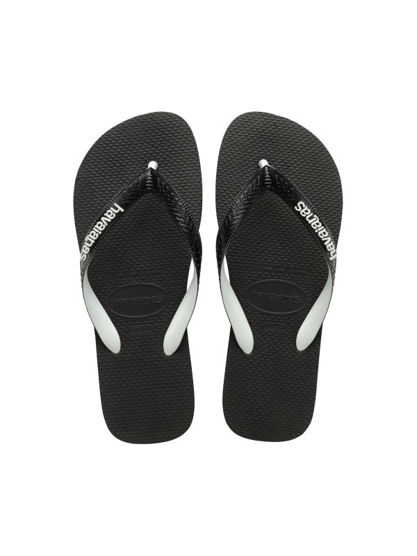 נעלי אצבע HAVAIANS שחור לבן לגברים