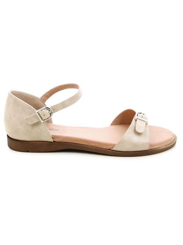 סנדלי אבזם שטוחים קלאסיים