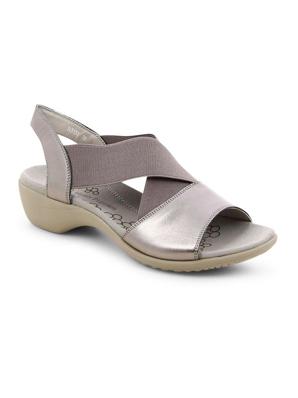 סנדלי נוחות מטאליים לנשים