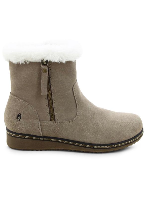 מגפונים מזמש עם פרווה Hushpuppies