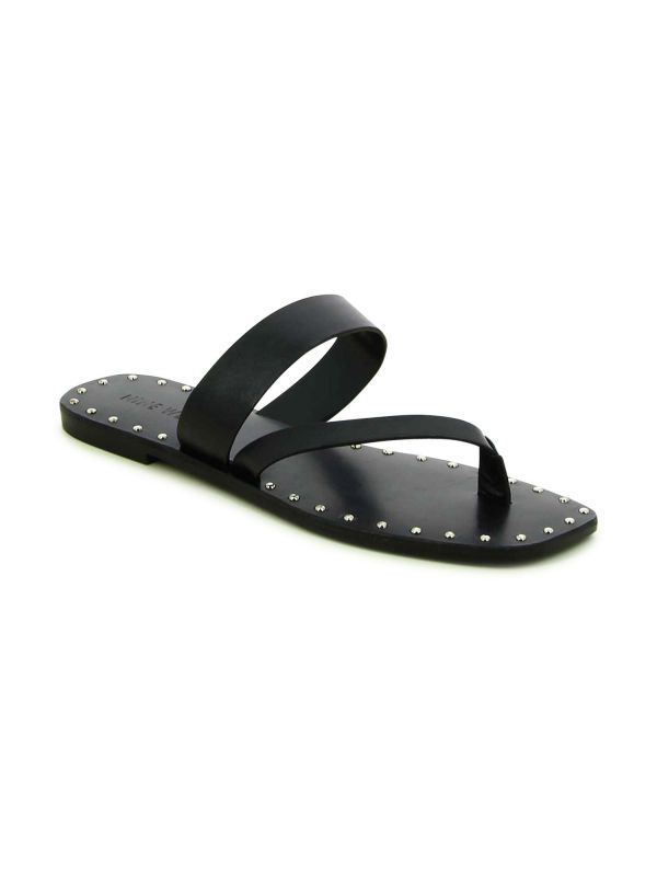 Violet כפכפי אצבע עם ניטים