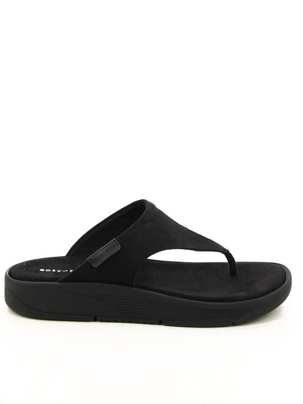 כפכפי אצבע עם רצועות רחבות