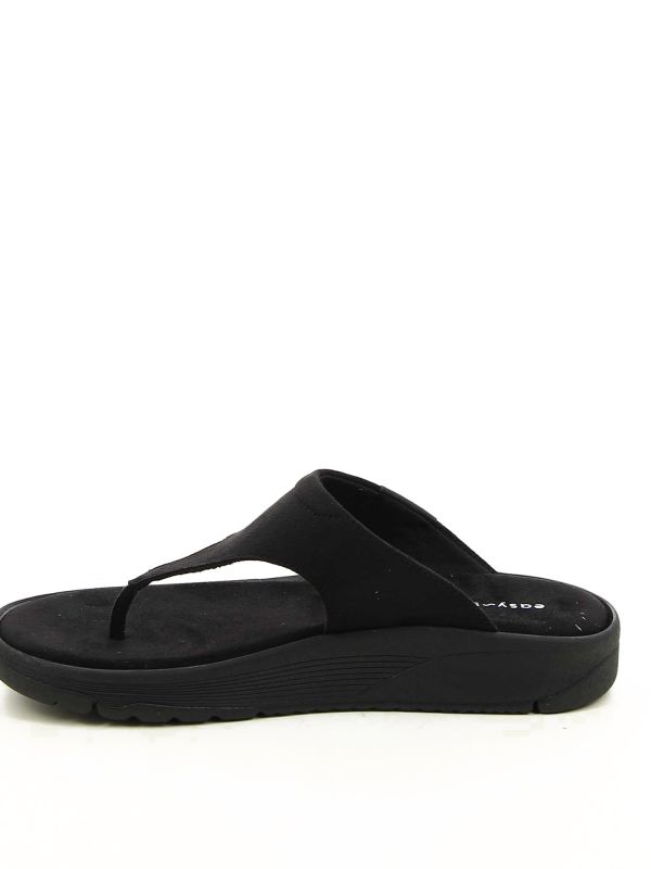 כפכפי אצבע עם רצועות רחבות