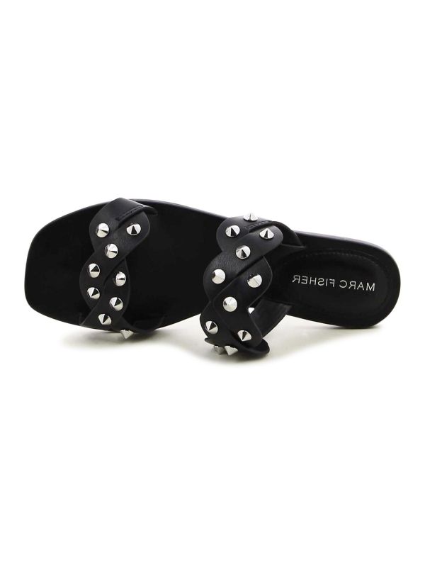 כפכפים שטוחים עם ניטים BODIL