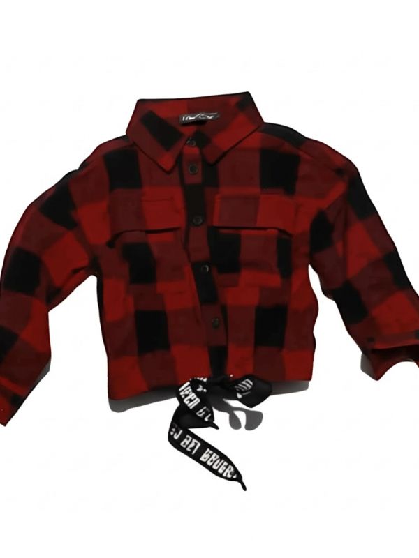 חולצת פלנל משובצת