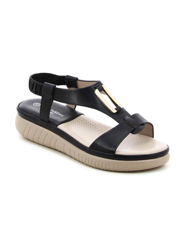 סנדלי פלטפורמה מעוצבים מגומי לנשים