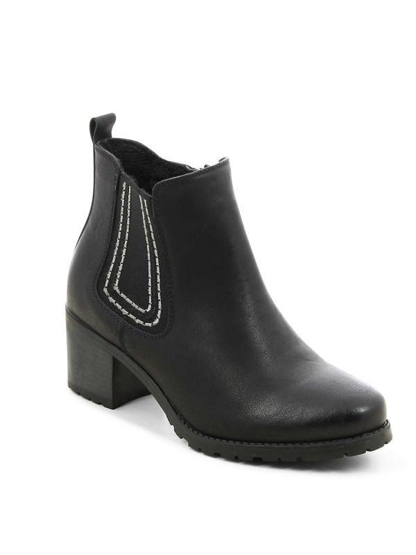 מגפוני עקב צ’לסי עם רקמה לנשים