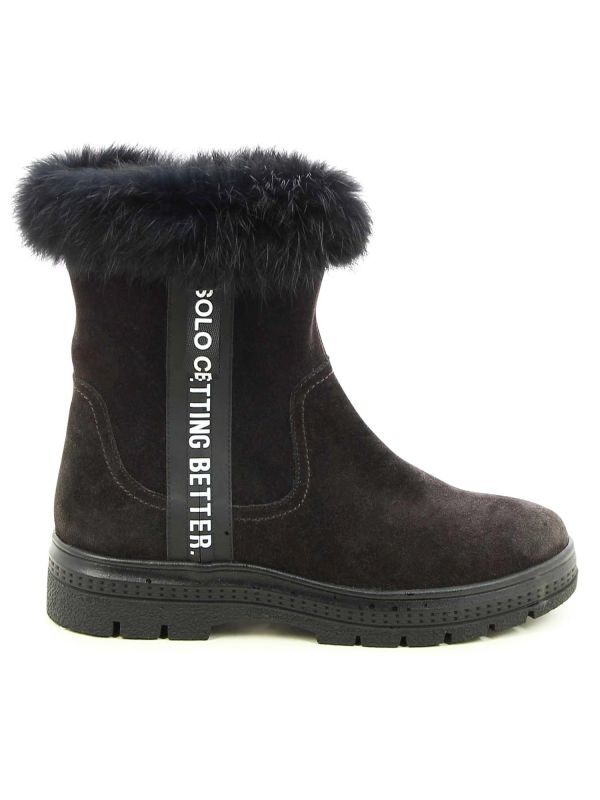 מגפונים במראה זמש עם פרווה