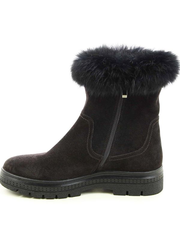 מגפונים במראה זמש עם פרווה