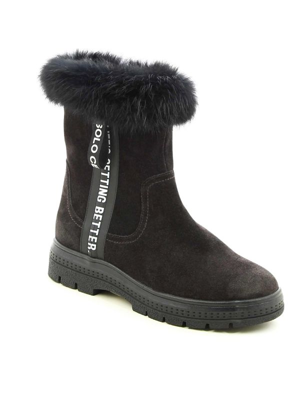 מגפונים במראה זמש עם פרווה