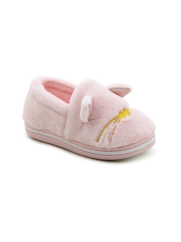 נעלי בית פרווה עם חתול