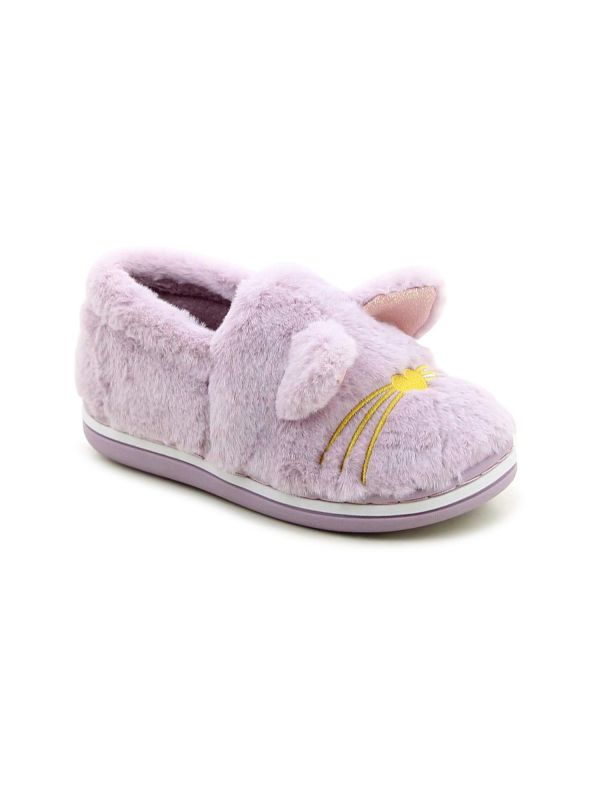 נעלי בית פרווה עם חתול