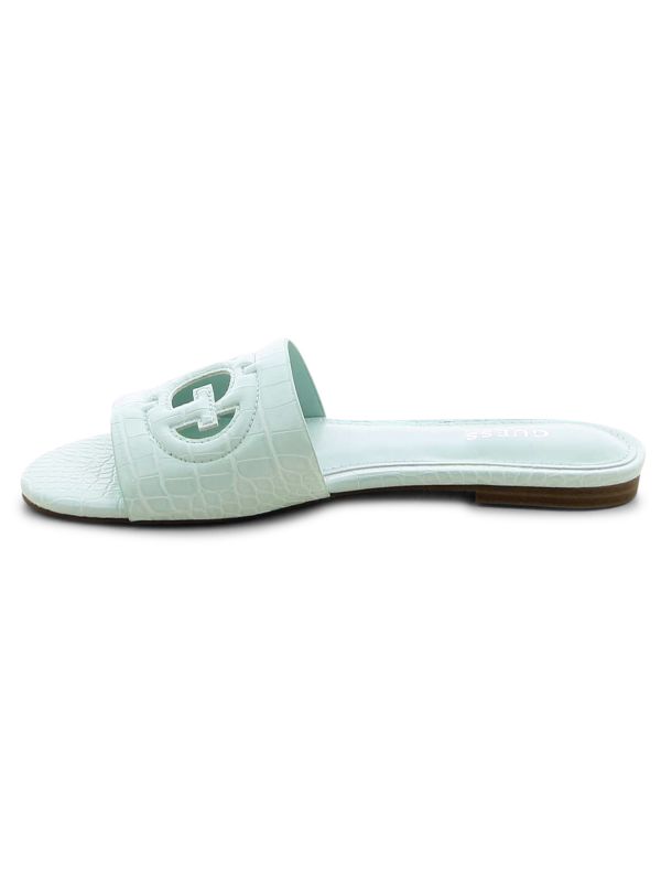 כפכפים שטוחים לנשים דוגמת נחש GUESS