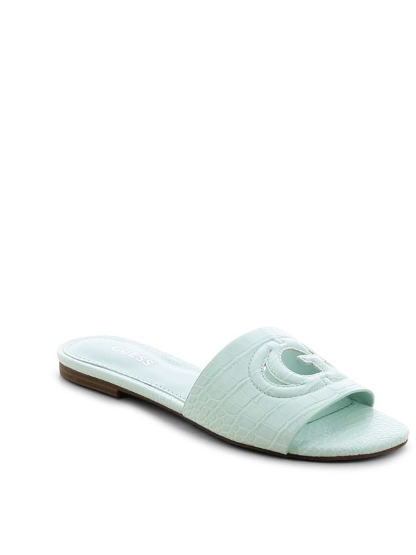 כפכפים שטוחים לנשים דוגמת נחש GUESS