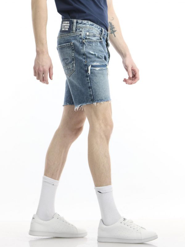 ג’ינס קצר כחול אופנתי