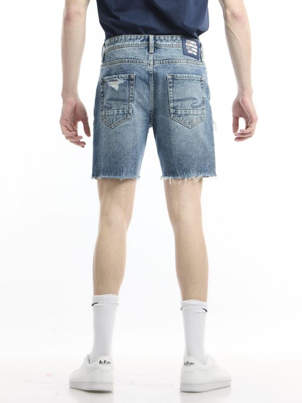 ג’ינס קצר כחול אופנתי