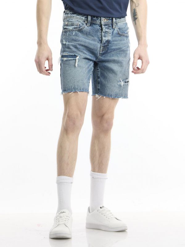 ג’ינס קצר כחול אופנתי