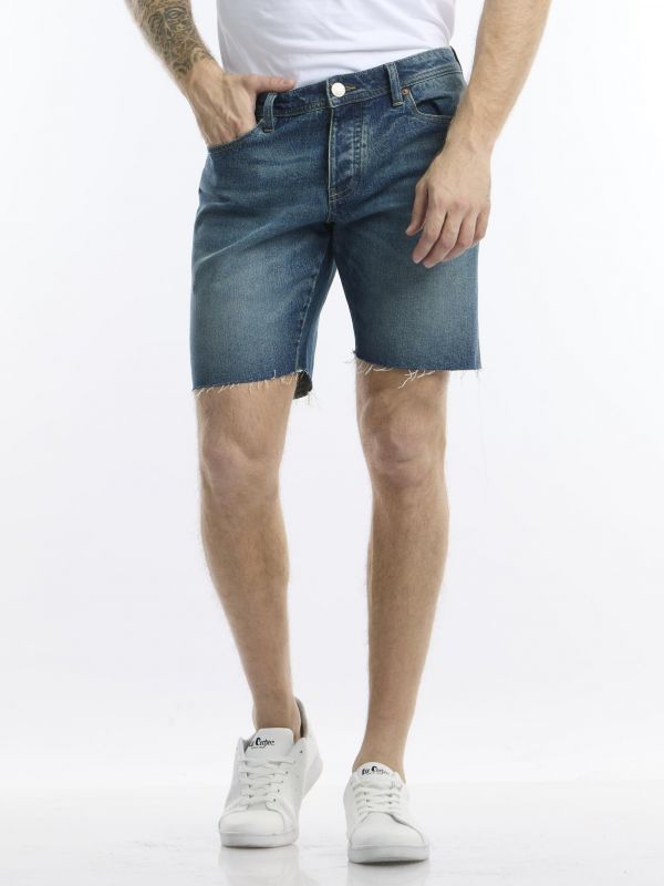 ג’ינס קצר כחול אופנתי