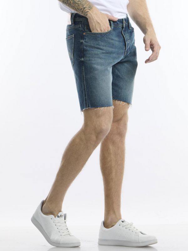 ג’ינס קצר כחול אופנתי