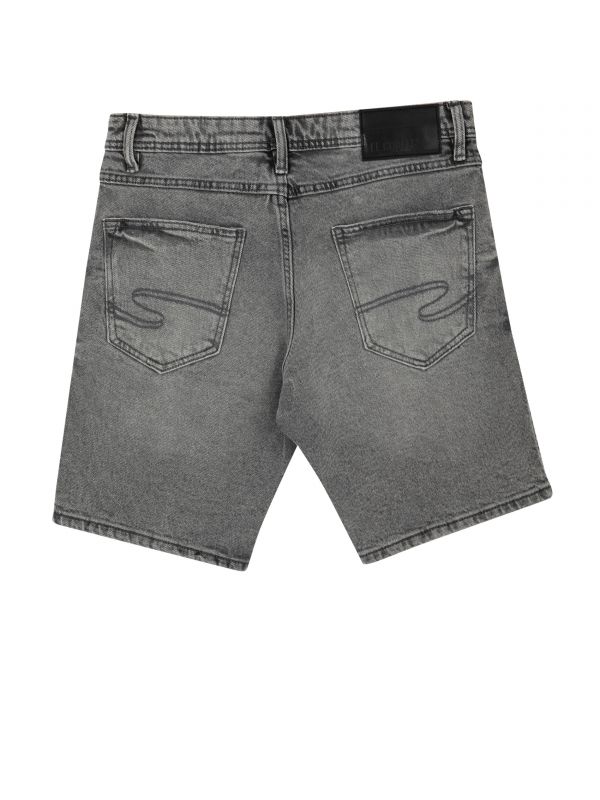 ג’ינס אפור קלאסי קצר