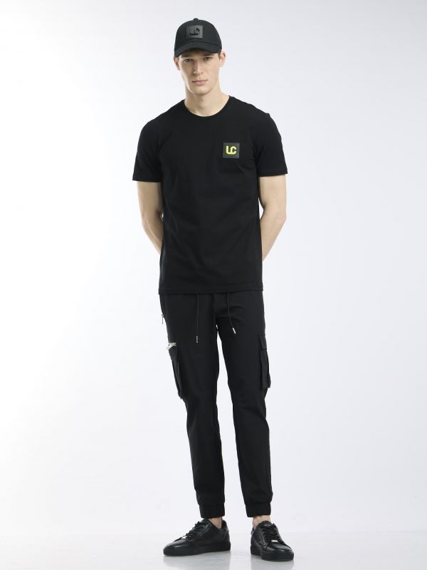 טי שירט עם הדפס ניאון LC