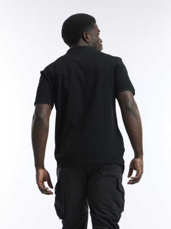 חולצת פולו עם הדפס זאב