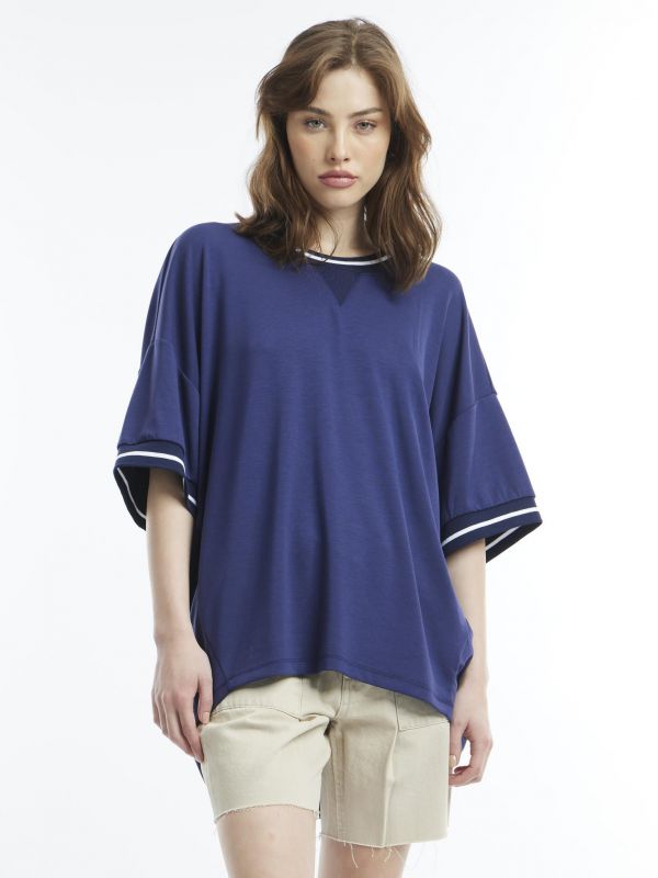 חולצה מעוצבת אובר סייז