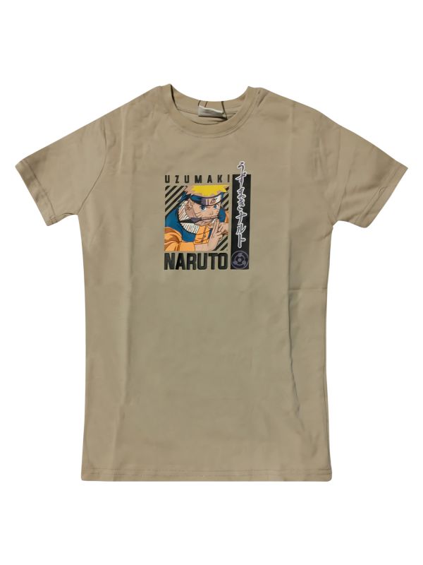 טי שירט לילדים עם הדפס אנימה דו צדדי