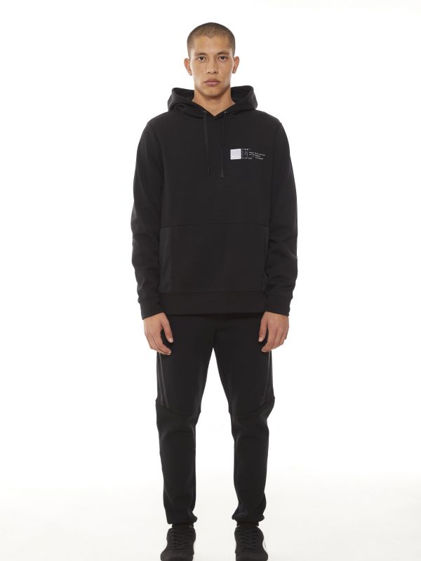 קפוצ’ון עם הדפס מרובע אחורי