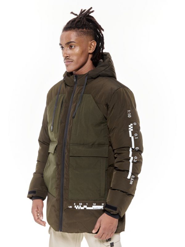 מעיל פוך בשני צבעים