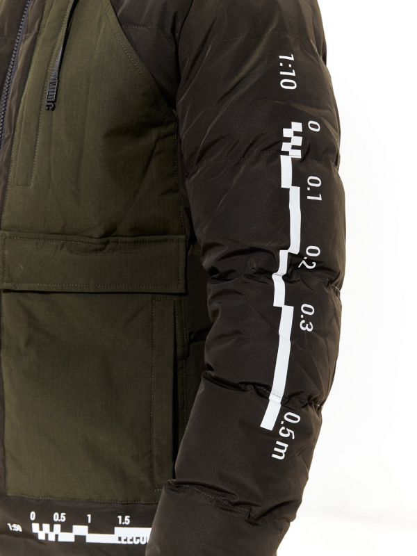 מעיל פוך בשני צבעים