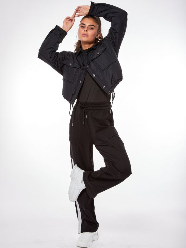 ג’קט ניילון קרופ לנשים