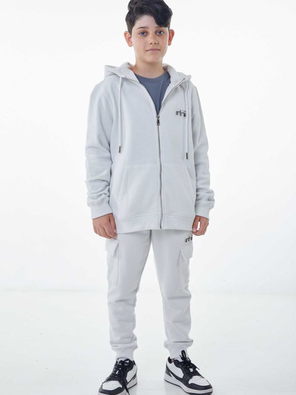 סווטשירט קפוצ’ון עם רוכסן