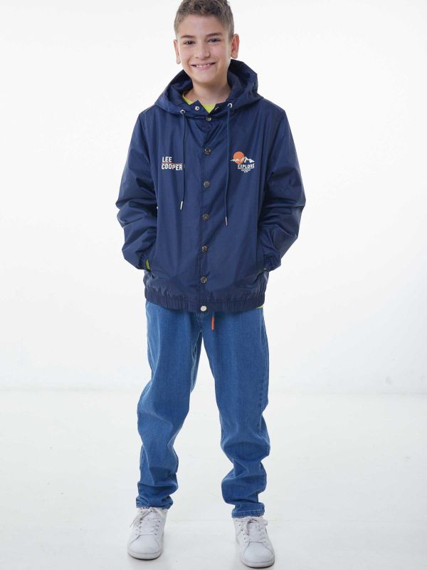 ג’קט ניילון עם שרוך