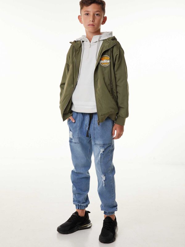 מעיל בנים ספורטיבי מחמם