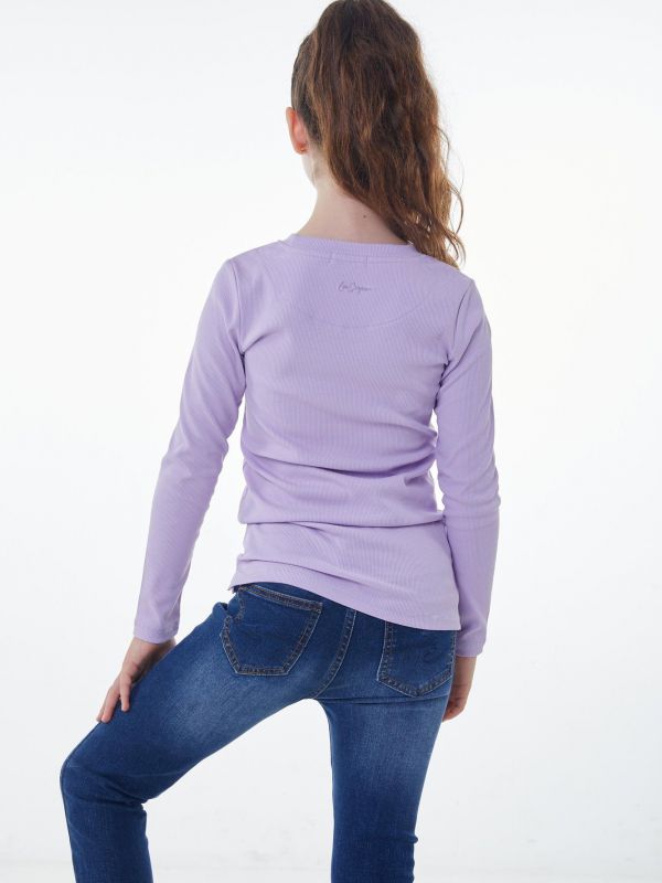 מכנסי ג’ינס בצבע כחול כהה לילדות