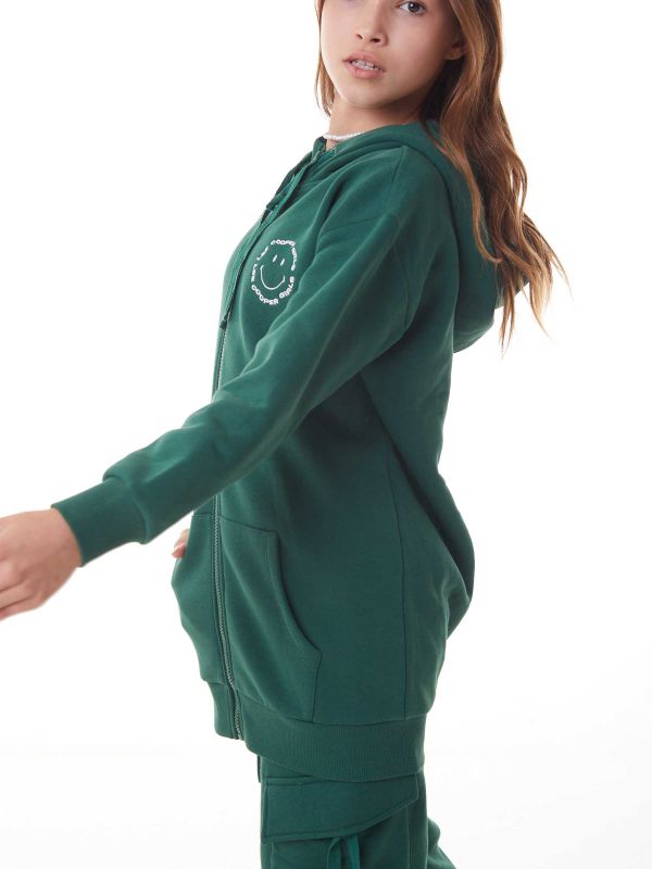 קפוצ’ון ארוך עם רוכסן