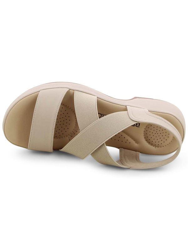 סנדלי נוחות לנשים עם רצועות אלסטיות
