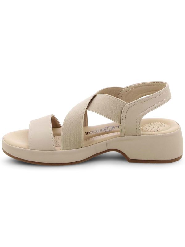 סנדלי נוחות לנשים עם רצועות אלסטיות