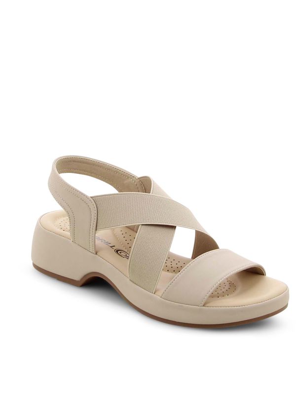 סנדלי נוחות לנשים עם רצועות אלסטיות