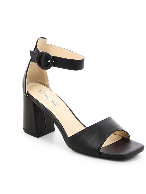 סנדלי עקב קלאסיים עם רצועה