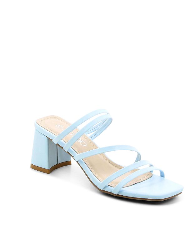 כפכפי עקב עם רצועות