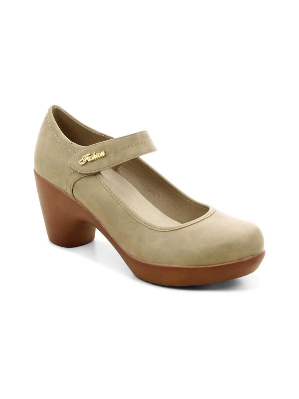 נעלי סירה עם עקב ורצועה לנשים